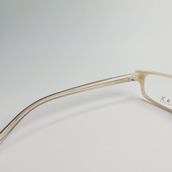 O&X New York OP-41 eyeglasses beige brown rectangular full frame 53-17 140 C7 - Picture 3 of 11